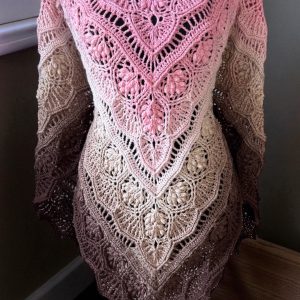 Alternative view of Handgjord Sjal Rosente