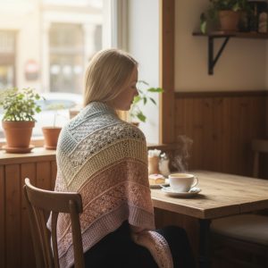 Spring Awakening – handvirkad sjal